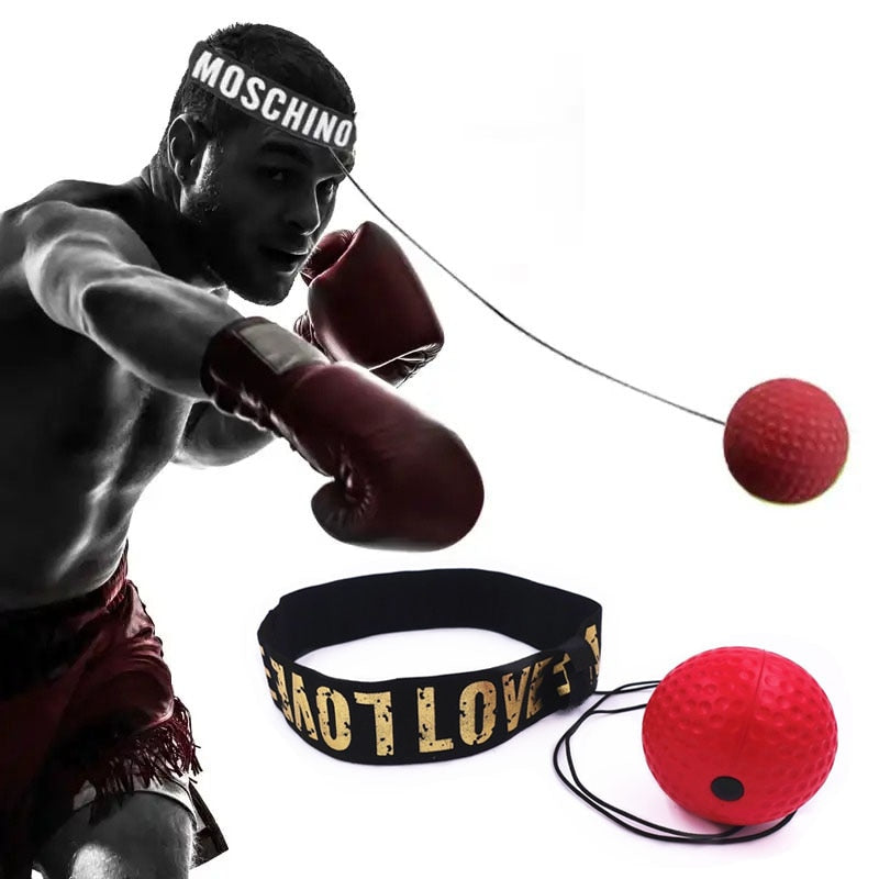 Boxing Reflex Speed Punch Ball, Raising Reaction, Training & Fitness Exercise
